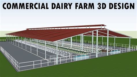 Commercial Dairy Farm Design | Cow Shed Design