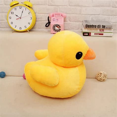 18cm 28cm Big Yellow Duck Stuffed Animals Plush Toy,Cute Big Yellow Duck Plush Kids Toys For ...