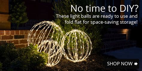 How to Make Christmas Light Balls