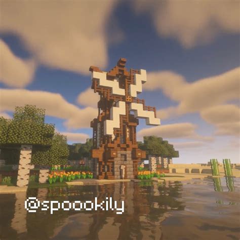 Minecraft cottagecore windmill – Artofit