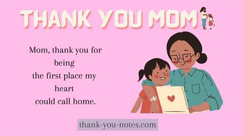 40 Best Heartfelt Thank You Mom Messages and Quotes – The Thank You ...