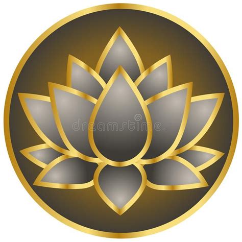 Golden lotus flower shape logo. Illustration of Golden lotus flower shape logo , #AD, #flower, # ...