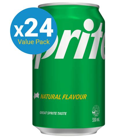 Sprite Soft Drink Lemonade Cans - 330ml (24 Pack) | at Mighty Ape NZ