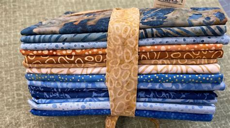 Blue/Brown Batik Bundle | Quilt Cove Store