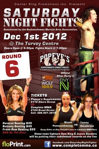 Saturday Night Fights 6 | MMA Event | Tapology