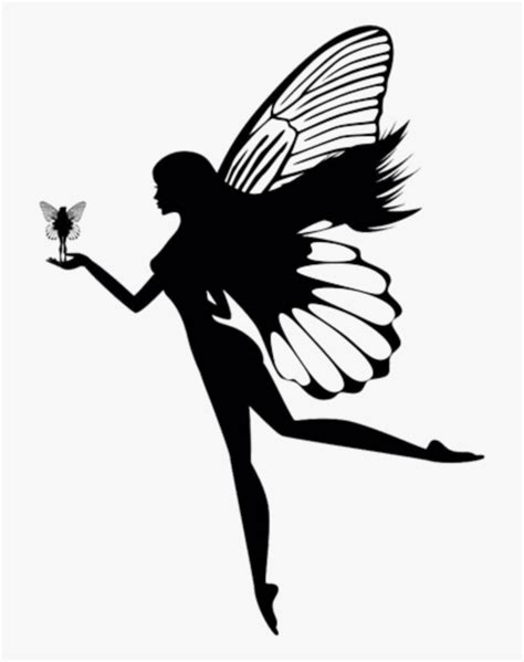 #ftestickers #angel #fairy #silhouette - Girl With Butterfly Wings ...