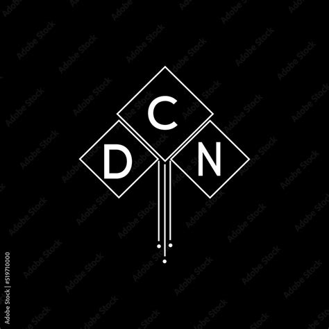 DCN letter logo design with white background in illustrator, DCN vector ...