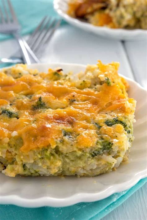 Easy Broccoli Rice Casserole with Cheez Whiz, Velveeta, American or ...