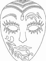 Mardi Gras Mask Clipart At GetDrawings  Free Download sketch template