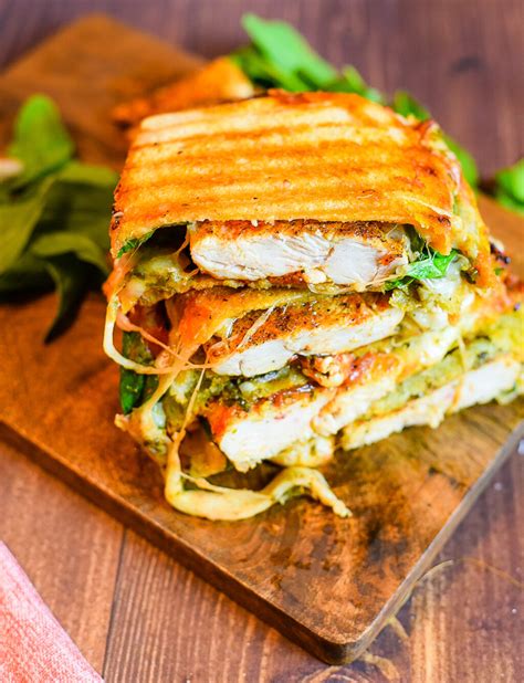 Italian Grilled Chicken Panini Sandwich | Dude That Cookz