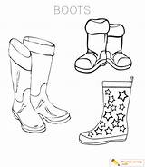 Winter Clothes Coloring Page 05  Free sketch template