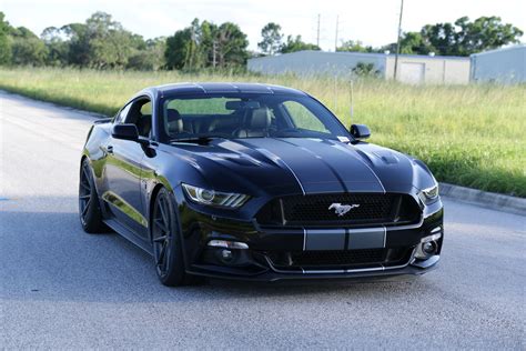 2016 Ford Mustang GT ROUSH Supercharged 670 HP 199 Miles Black Fastback 5.0 Lite - 1FA6P8CF7G5259754