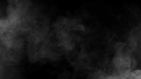 Seamless motion of smoke on a black background, smoke atmosphere - Stock Video Footage - Dissolve