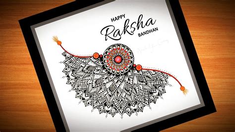 Raksha bandhan drawing|Rakhi mandala art|happy raksha Bandhan|Mandala art | Raksha bandhan ...