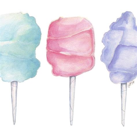 Cotton Candy Art - Etsy