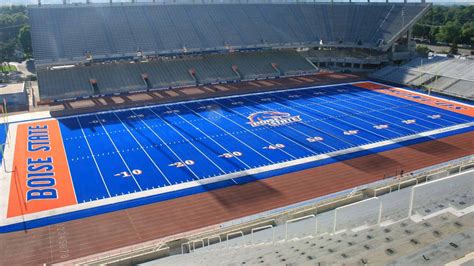 Boise State replaces iconic blue turf field for the Second time over ...