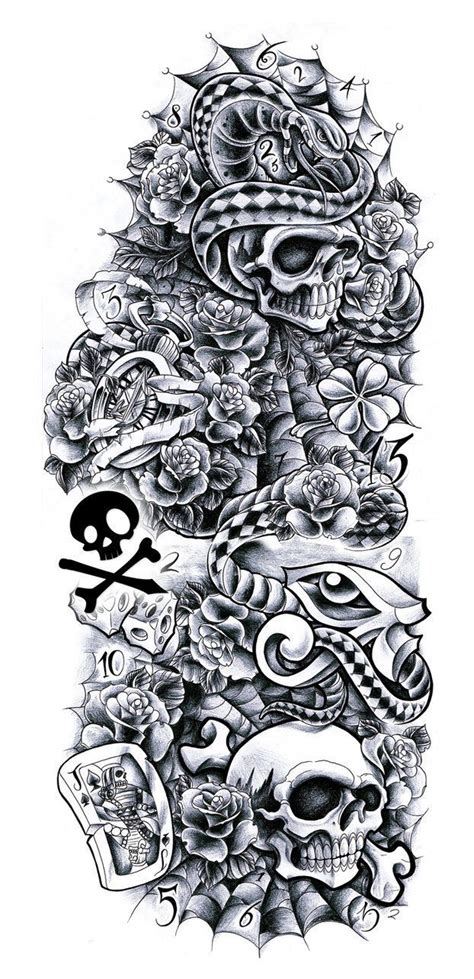 This is on great tattoo design!! chicano art эскиз тату, тат | Full sleeve tattoo design, Arm ...