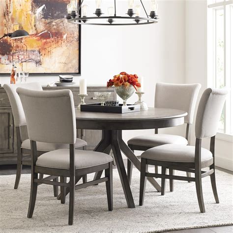 Kincaid Furniture Cascade Round Dining Table Set with 4 Chairs | Sheely's Furniture & Appliance ...