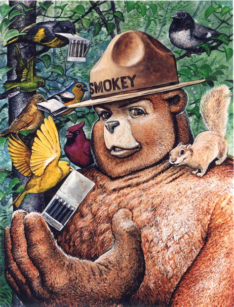 Happy 75th Birthday Smokey Bear! - Scott G. Brooks Studios