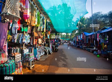 Shopping street at Panaji, Goa, India Stock Photo - Alamy