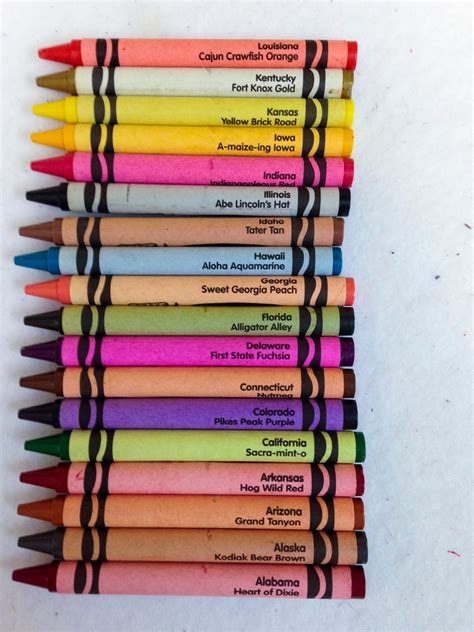 State Crayon Collection | Jenny's Crayon Collection