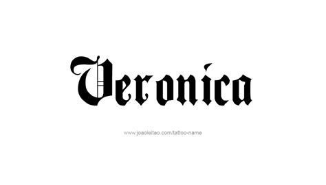 Veronica Name Tattoo Designs