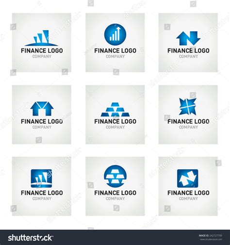 Vector Set Finence Business Logo Icons Stock Vector (Royalty Free ...