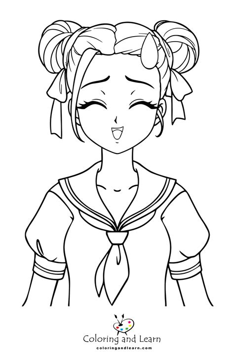 Anime Girl Coloring Pages (FREE) (2024) - Coloring and Learn