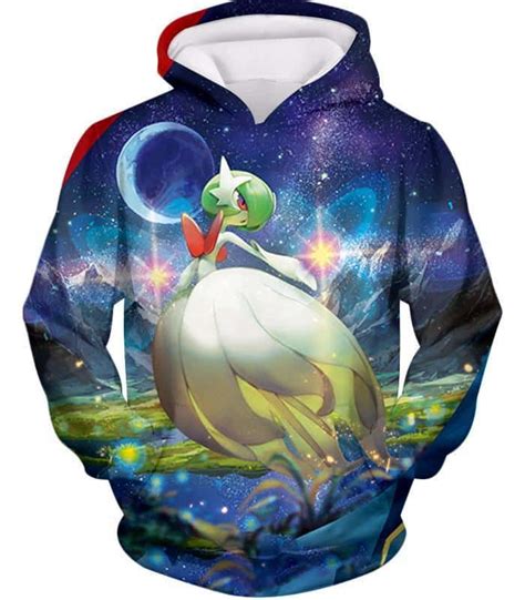 Pokemon Beautiful Psychic Fairy Pokemon Mega Gardevoir Hoodie | Pokemon Hoodies | Hi Hoodies