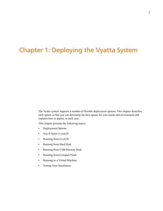 Vyatta Installation And Upgrade Vc5 V01 | PDF