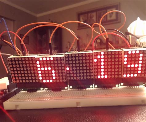 Arduino LED Matrix Clock : 6 Steps - Instructables