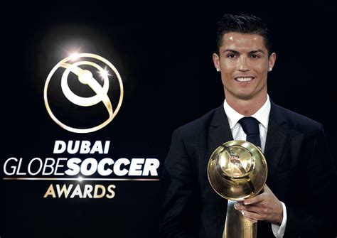 CRISTIANO RONALDO HEADS STAR-STUDDED LINE-UP AT GLOBE SOCCER AWARDS IN ...