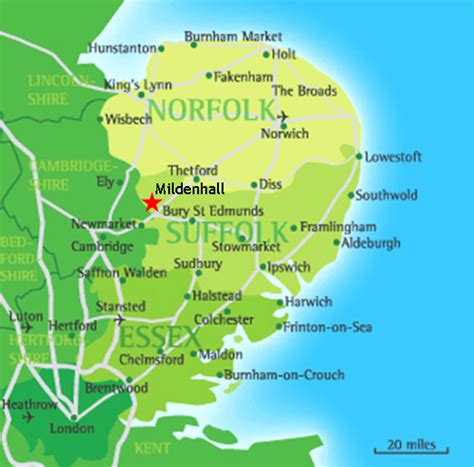 Map Of Norfolk And Suffolk – Verjaardag Vrouw 2020