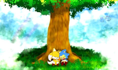 Classic Sonic and Classic Tails Wallpaper by Doodliver on DeviantArt