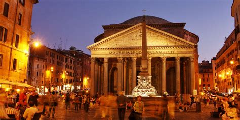 Pantheon At Night