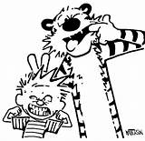 Calvin And Hobbes Coloring Pages Printable Sketch Coloring Page sketch template