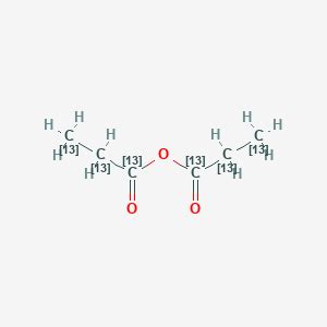 Propionic anhydride-13C6, 99 atom % 13C, 98% (CP) | C6H10O3 | CID 71309941 - PubChem