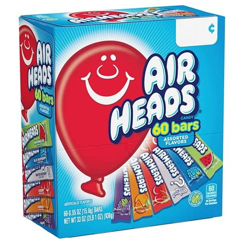 Airheads Candy Bars, Variety Bulk Box, Chewy Full Size Fruit Taffy, Gifts, Easter Candy Basket ...