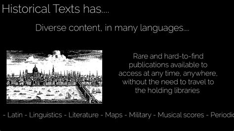 What is Historical Texts? - YouTube