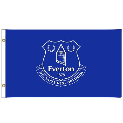 Buy Everton FC Official Football Crest Giant With Brass Eyelets (5ft x ...