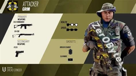 Rainbow Six Siege Y7S3 Operator: Attacker Grim’s new gadget, loadout, and role leaked