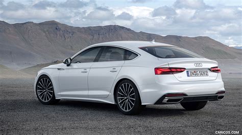 Audi A5 Sportback g-tron | 2020MY (Color: Glacier White) | Rear Three ...