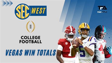 College Football Odd & Predictions - SEC West 2023 | The Fan Attic ...