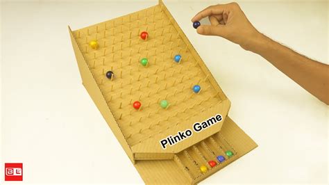 How to Make Plinko Game from Cardboard - YouTube