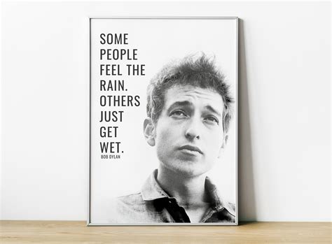 Bob Dylan Quote Bob Dylan Vintage Art Poster Bob Dylan | Etsy