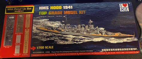 Toy Models & Kits Trumpeter 65703 1:700 SCALE TOP Grade HMS HOOD 1941 ...