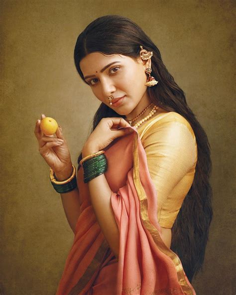 Photography Raja Ravi Varma Paintings Samantha By Venket Ram 7