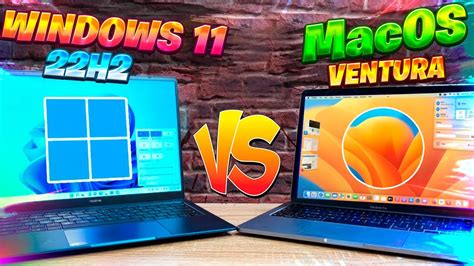 ⚡Windows 11 22H2 vs MacOS VENTURA / El MEJOR SISTEMA Operativo en INTERFAZ - YouTube