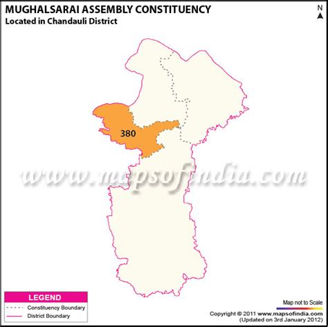 Mughalsarai Assembly Constituency Map, Mughalsarai Election 2017 Results