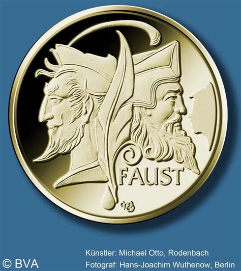 Germany 100 Euro Gold Coin - Masterpieces of German Literature - Goethe - Faust - G (Karlsruhe ...